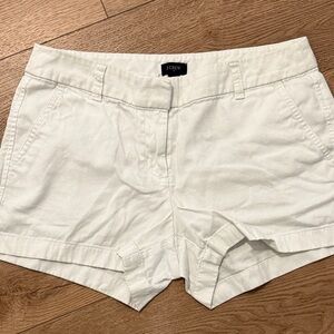 J. Crew Women's White Cotton Shorts